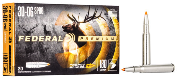 Federal P3006TT1 Premium  30-06Springfield 180gr Trophy Bonded Tip 20 Per Box/10 Case — view 1