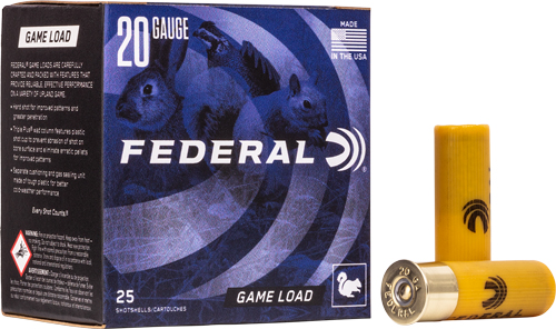 FEDERAL GAME LOAD 20GA 2.75" - 7/8OZ #6 1210FPS 250RD CASE — view 1