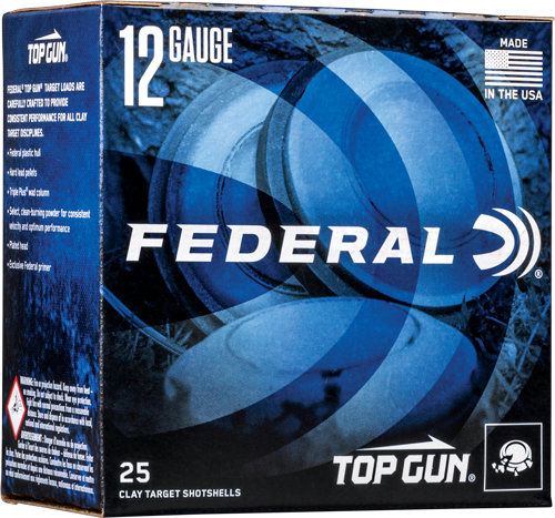 FEDERAL TOP GUN 12GA 1-1/8OZ - #7.5 1200FPS 250RD CASE LOT — view 1