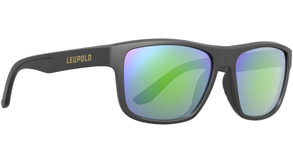 Leupold 179099 Performance Wear Katmai Emerald Mirror Lens Polycarbonate Matte Black Frame — view 1