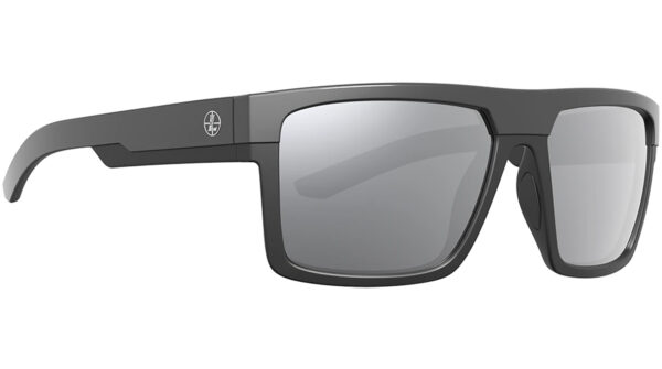 Leupold 179102 Performance Wear Becnara Shadow Gray Flash Lens Polycarbonate Matte Black/Gloss Black Frame — view 1