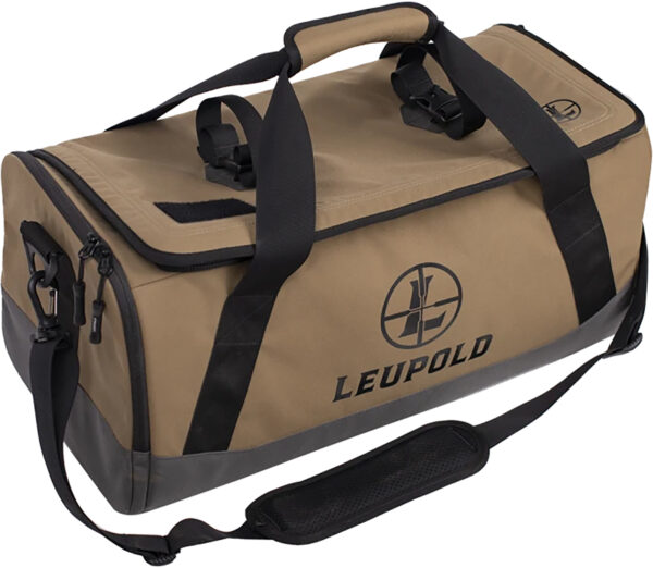 Leupold 182402 Optics Go Gear  Tan/Black Nylon Duffle Bag 21" Long