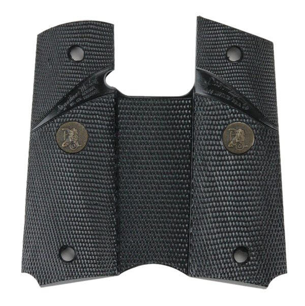 Pachmayr 02921 Signature Grip Wraparound Checkered Black Rubber for 1911, 1911-A1 — view 1