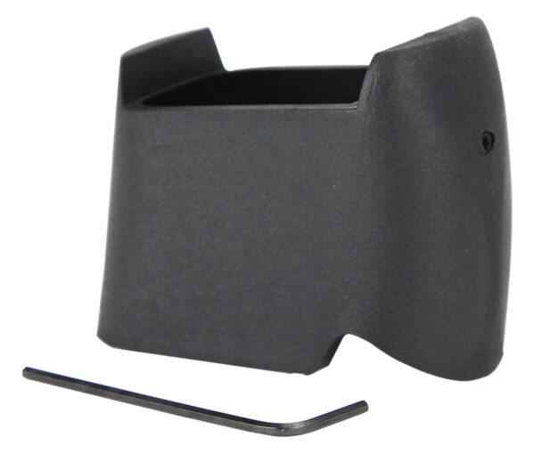 Pachmayr 03851 Mag Sleeve  Compatible w/Glock 17/22 Mags To Fit Glock 26/27 Models, Black Polymer — view 1