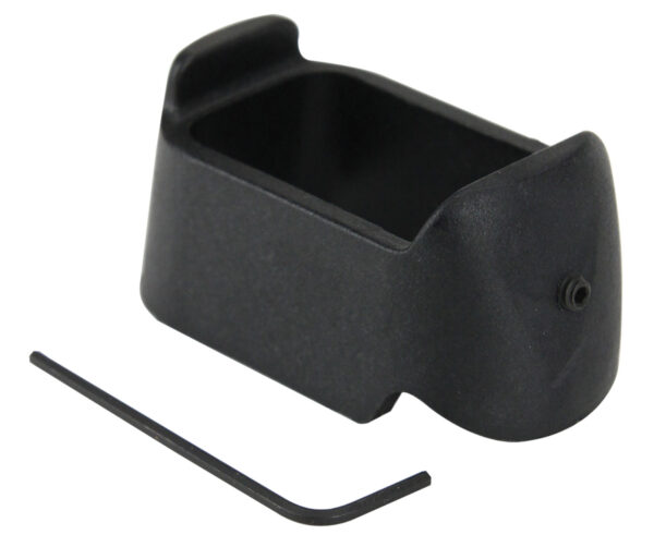 Pachmayr 03852 Mag Sleeve  made of Polymer with Black Finish for Glock 19,23 Mags to fit Glock 26 & 27 Models — view 1