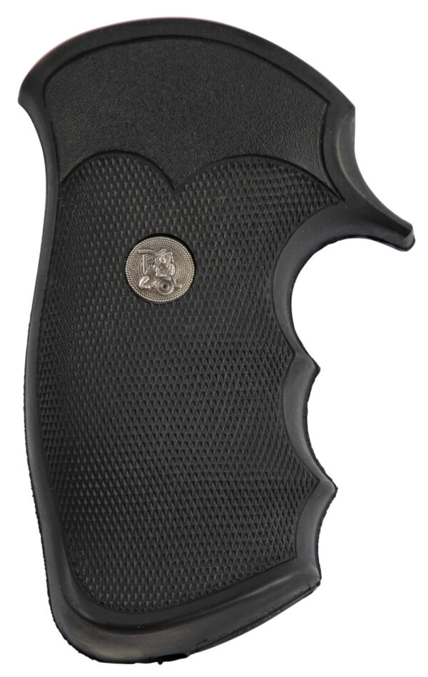 Pachmayr 05054 Decelerator Grip Checkered Black Rubber with Finger Grooves for T/C Contender — view 1