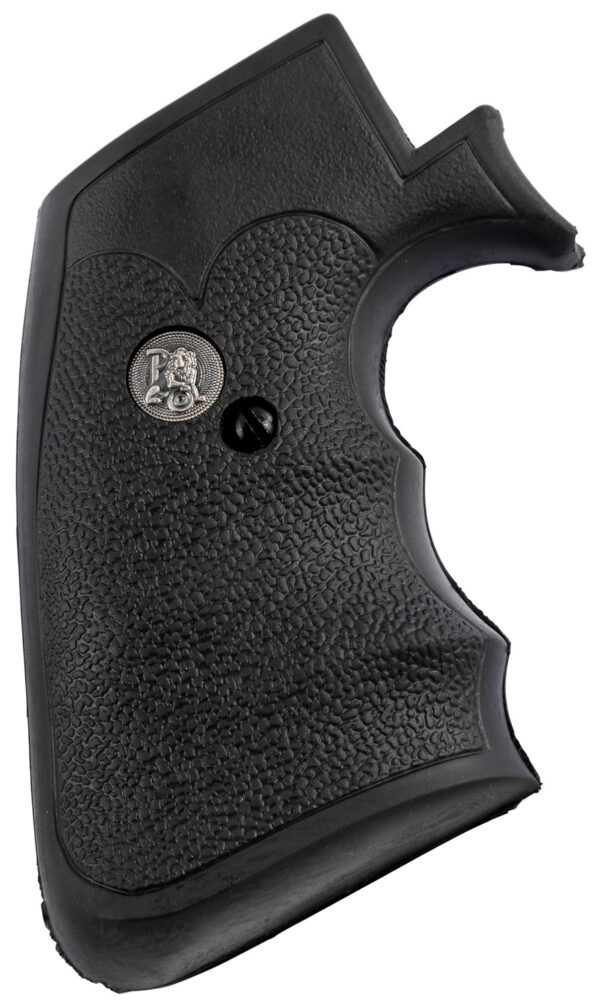 Pachmayr 05134 Decelerator Grip Checkered Black Rubber with Finger Grooves for Ruger Super Blackhawk — view 1
