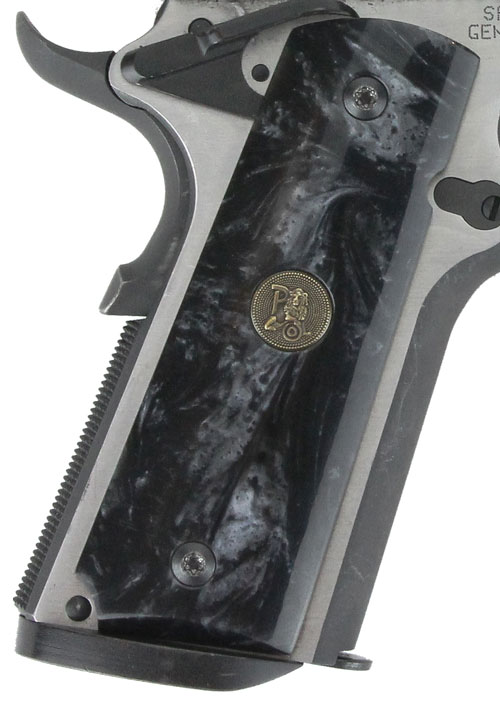 PACHMAYR GRIPS 1911 FULL SIZE - BLACK PEARL SMOOTH — view 1
