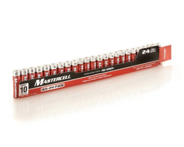 MASTERCELL ALKALINE AA 24 BATTERIES — view 1