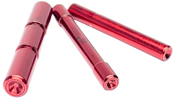 Cross Armory CRGPSRD 3 Pin Set Dimpled Compatible w/Glock Gen1-3 Red Steel — view 1