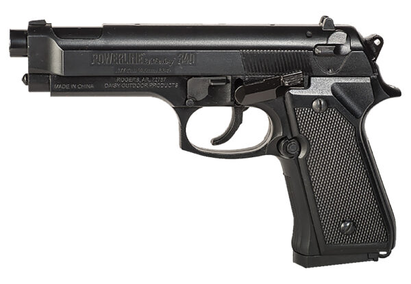 Daisy 0340 Powerline Air Pistol Spring Piston 177 13+1 Black Checkered Polymer Grips — view 1