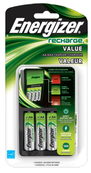 ENER VALUE BATT CHARGER AA/AAA — view 1