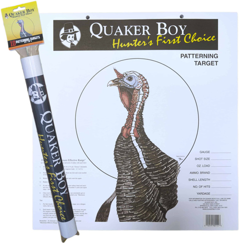 QUAKER BOY PAPER TARGET TURKEY - 20" X 20" ROLLED 10-PACK — view 1
