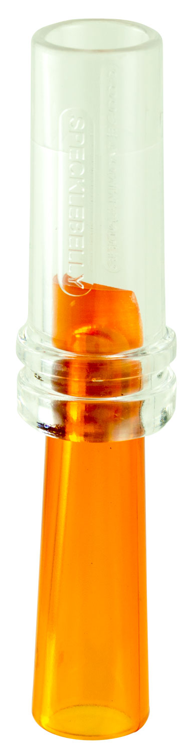Duck Commander DCSPRCK Specklebelly  Single Reed Specklebelly Sounds Attracts Geese Clear/Orange Acrylic — view 1