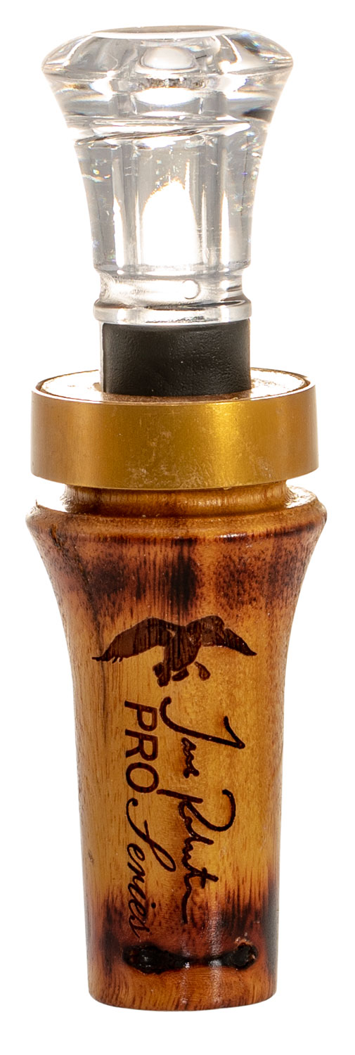 Duck Commander DCPROBH Pro Series Burnt Hedge Open Call Double Reed Mallard Hen Sounds Attracts Ducks Brown Wood — view 1