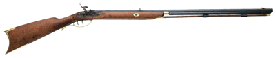 TRADITIONS CROCKETT RIFLE 32 - CAL 32" PERCUSSION BLUED/HRDWD — view 1