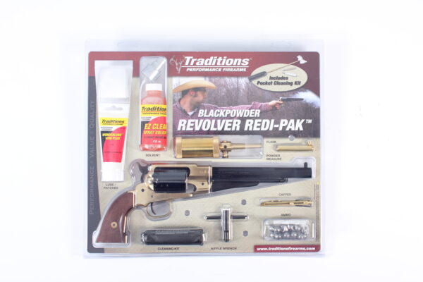 TRADITIONS 1858 ARMY .44 BL/WD PKG BRASS — view 1