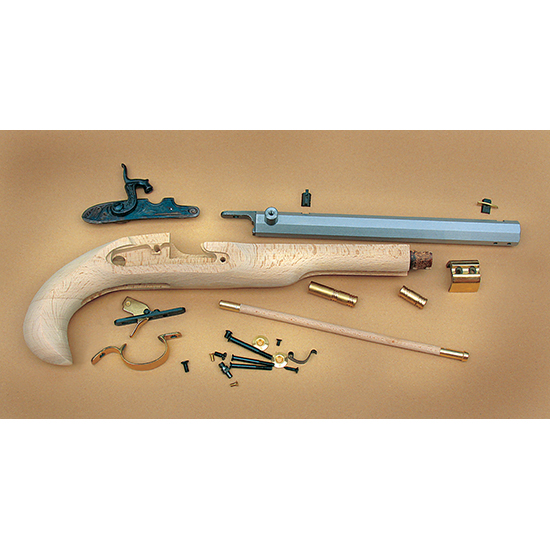 TRAD KENTUCKY PISTOL KIT 50CAL 10 WHITE HARDWOOD — view 1