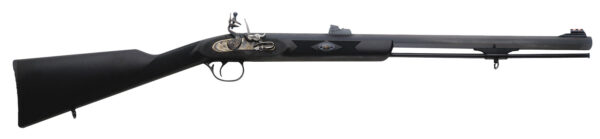 Traditions R3200850 Deerhunter  50 Cal 24" Flintlock Blued Black Synthetic Stock — view 1