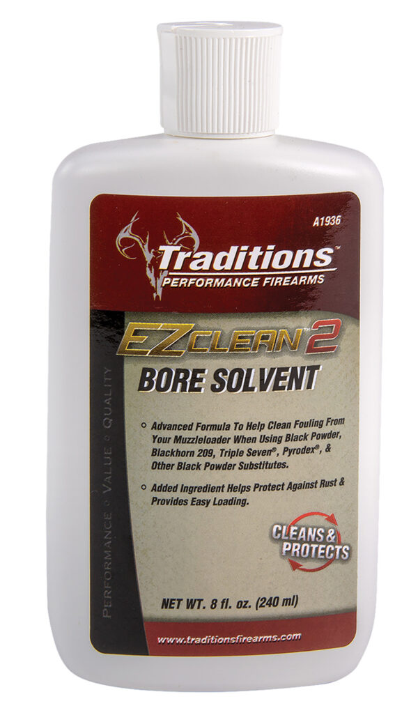 Traditions A1936 EZ Clean 2 Bore Solvent Against Fouling Rust 8 oz Squeeze Bottle — view 1