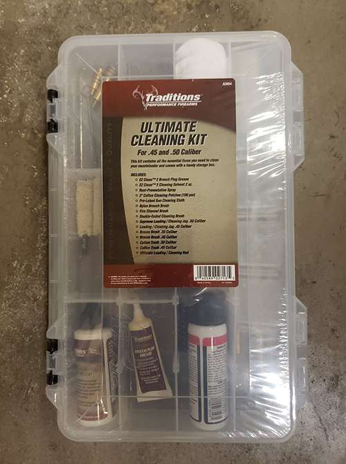 TRADITIONS MUZZLELOADING ULTIMATE CLEANING KIT W PLANO BOX 45/50 CAL ( 6 PER CASE ) — view 1