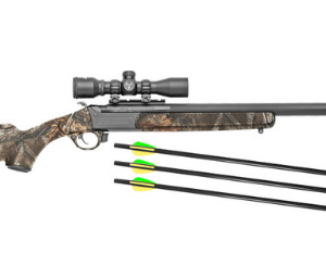 TRADITIONS CRACKSHOT RIS 22 LR 16.5 IN BBL RT XBR ARROW UPPER W SCOPE 20 IN BBL 3 ARROWS NO QUIVER