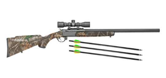 TRADITIONS CRACKSHOT RIS 22 LR 16.5 IN BBL RT XBR ARROW UPPER W SCOPE 20 IN BBL 3 ARROWS NO QUIVER — view 1