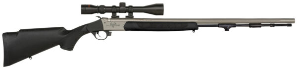 Traditions R5-74115040 Pursuit XT 45 Cal 209 Primer 26", Stainless Barrel/Rec, Black Synthetic Furniture, Elite XT Trigger, 3-9x40mm Duplex Scope — view 1