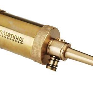 TRADITIONS MUZZLELOADING COMPACT FIELD TUBULAR FLASK BRASS