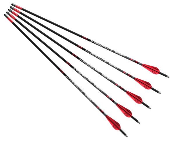 BARNETT BAR20043 HYPERFLITE 22" ARROWS 5PK RED/WHT — view 1