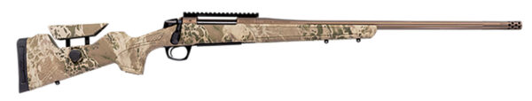 CVA CR3969 Cascade Long Range Hunter Full Size 7mm PRC 24" Smoked Bronze Cerakote Steel Threaded Barrel, Realtree Hillside Synthetic Stock — view 1