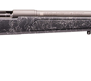 CVA PR5020N Endura LRH 45 Cal 26" Tungsten Cerakote Fluted Threaded Barrel, Drilled & Tapped Stainless Steel Receiver, Fixed Black w/Tungsten Webbing Synthetic Stock