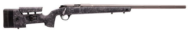 CVA PR5020N Endura LRH 45 Cal 26" Tungsten Cerakote Fluted Threaded Barrel, Drilled & Tapped Stainless Steel Receiver, Fixed Black w/Tungsten Webbing Synthetic Stock — view 1