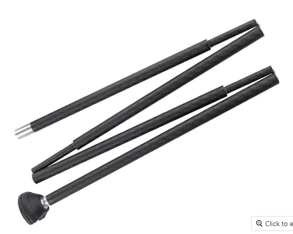 CVA MUZZLELOADING CARBON FIBER COLLAPSIBLE RAMROD PARAMOUNT.ACCURA LRX/MRX 40-50 CAL ( 3 PER CASE ) — view 1