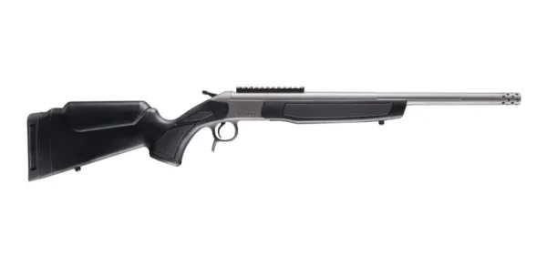 CVA SCOUT SS TD V3 RIFLE RIS 35 WHELEN 22 IN FLUTED BBL SS/BLK THD 5/8X24 BRAKE & RAIL — view 1