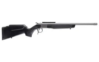 CVA SCOUT SS TD V3 RIFLE RIS 35O LEGEND 20 IN FLUTED BBL SS/BLK THD 5/8X24 BRAKE & RAIL — view 1