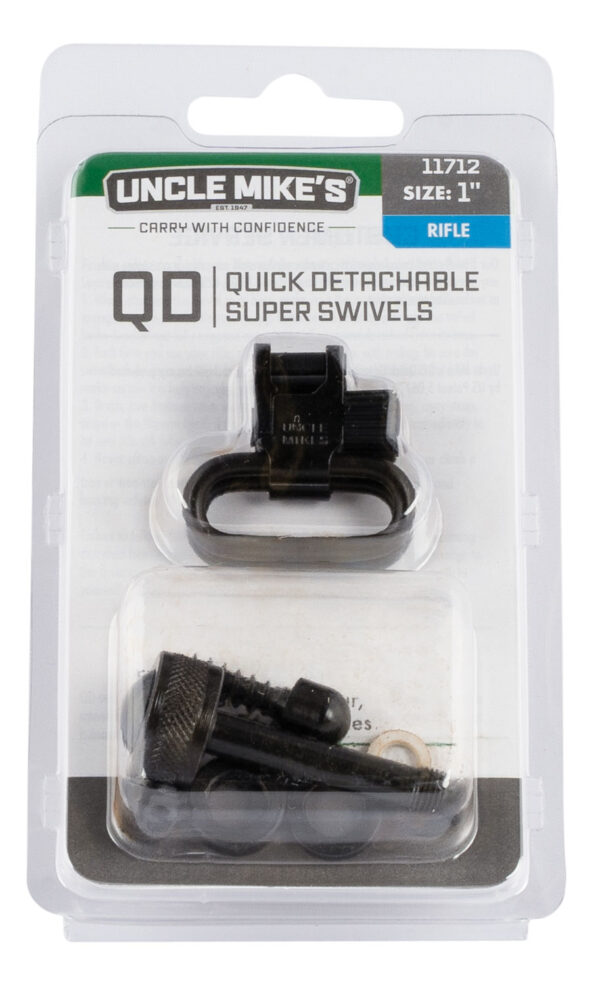 Uncle Mike's 11712 Super Swivel  for Remington 7400/ Four Autoloaders Blued 1" Loop — view 1