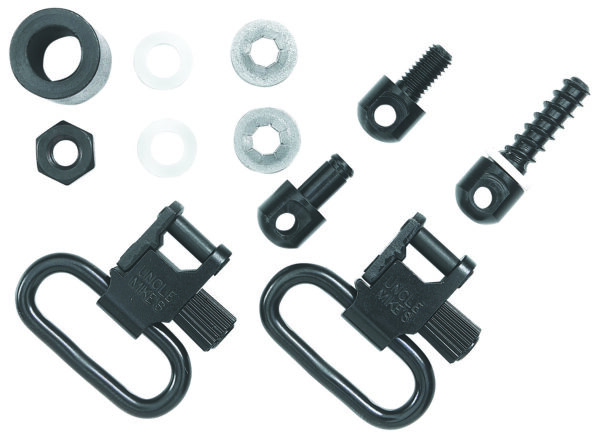 Uncle Mike's 12312 Super Swivel  Quick Detach 115 MCS Blued 1" Loop  Compatible w/Most Pump & Auto Shotguns — view 1