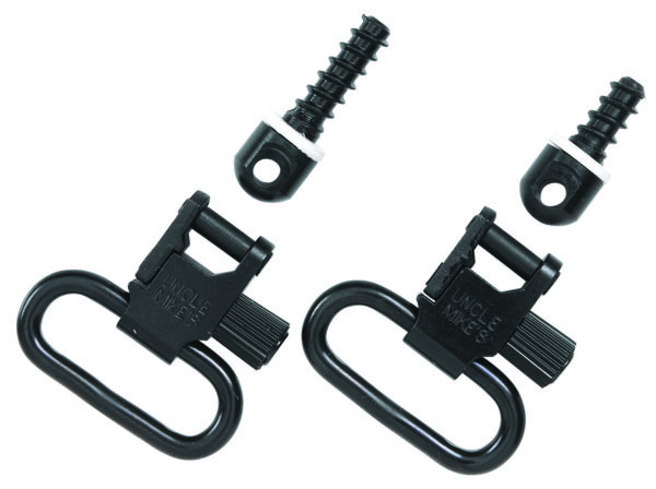 Uncle Mike's 13113 Super Swivel  Quick Detach 115 RGS Tri-Lock Blued 1.25" Loop for Rifles w/Wood Forend — view 1