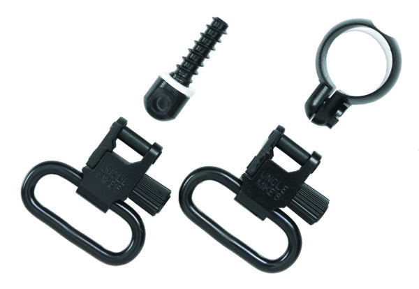 Uncle Mike's 13312 Full Band Swivel Set Quick Detach 115 CF Blued 1.25" Loop for Lever Action Winchester & Marlin — view 1