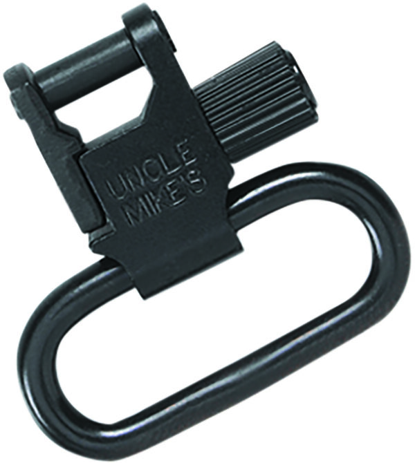 Uncle Mike's 14033 Super Swivel  Quick Detach Tri-Lock Blued 1.25" Loop for Rifles or Shotguns w/QD Bases — view 1