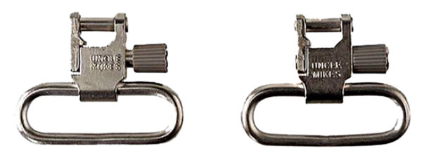 Uncle Mike's 14622 Super Swivel  Quick Detach 115 RUG Nickel 1" Loop for Ruger 10/22/ .44 Mag/ #3 Carbines — view 1