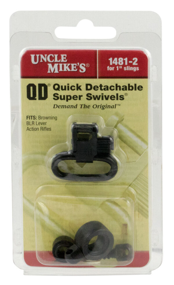 Uncle Mike's 14812 Super Swivel  Quick Detach 115 BLR Blued 1" Loop for Browning BLR (Does Not Fit BLR Lightening) — view 1