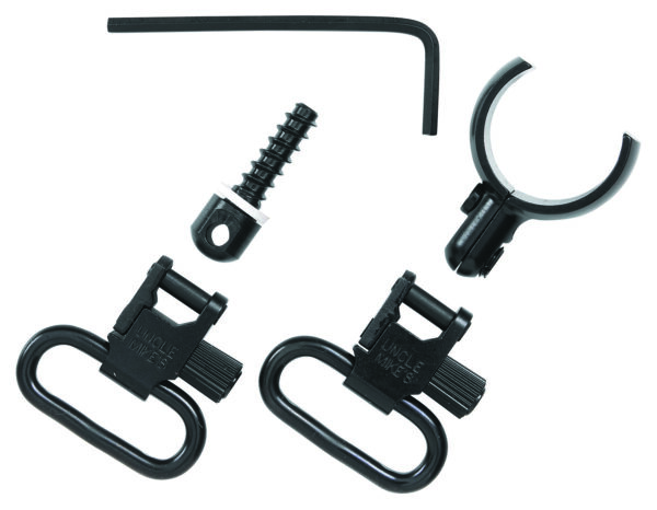 Uncle Mike's 15972 Magnum Band Swivel Set Blued Steel, 1" Loop Size, Quick Detach 115 SG-4 Style for Some 20 Gauge Shotguns — view 1