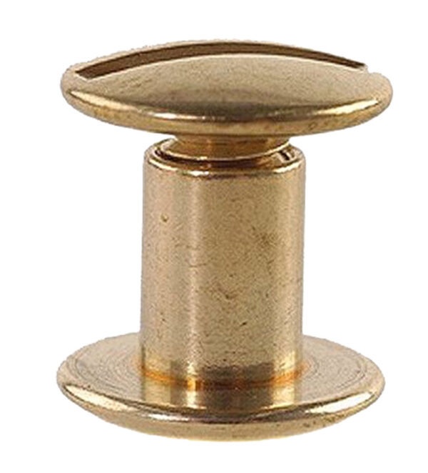 Uncle Mike's 25090 Chicago Screw  Brass 24 Per Pack — view 1