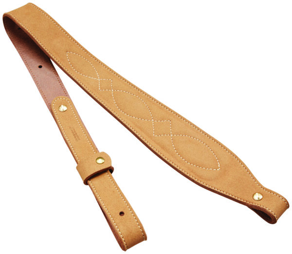 Butler Creek 26522 Cobra Rifle Sling Padded Brown Suede 1" Wide — view 1