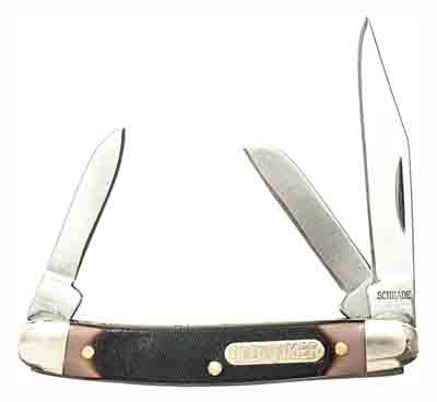 OLD TIMER KNIFE JUNIOR 3-BLADE - 2" STAINLESS DELRIN — view 1