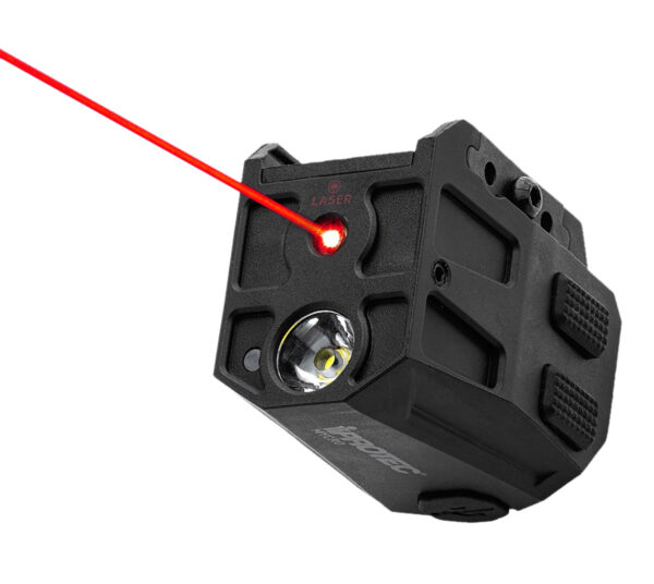 Alliance Consumer Group IPRMLT0004 MYCRO Rail Mount Light Matte Black PA66 Nylon 50/150/300 Lumens Red Laser — view 1
