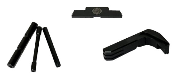 Cross Armory CRG4OKBK 3 Piece Kit  Extended Compatible w/Glock Gen4 Black Steel/Aluminum Pistol — view 1