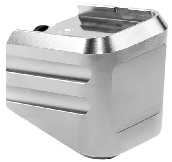 Cross Armory CRG+0MEG19SV Magazine Extension  Fits Glock 19/23/32 Gen 1-5 Silver Aluminum — view 1